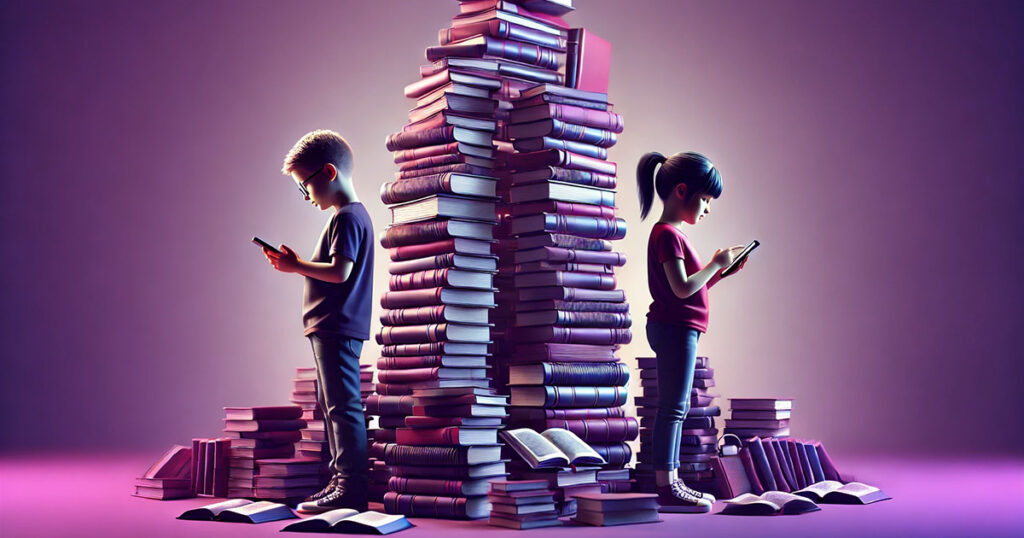 Studenti, libri e smartphones